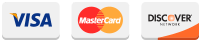 Visa, Mastercard, and Discover cards representing accepted payment methods of glass replacement service Macc's Glass Inc. in in Macclenny, FL